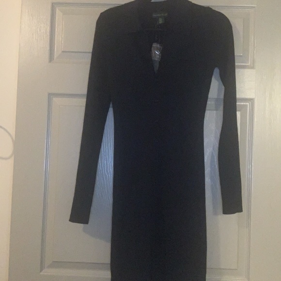 House of Harlow 1960 Carmen Knit Dress in Black - Picture 7 of 7